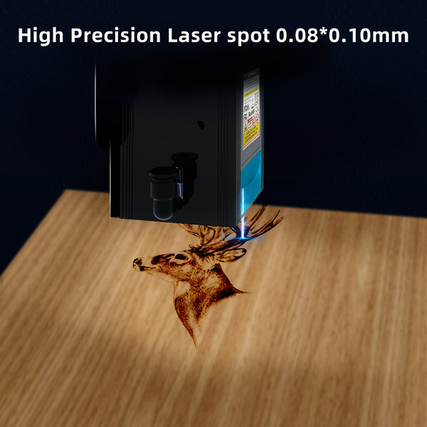 LONGER Ray5 20W Laser Engraver Cutting Machine 375x375mm Quick Focus Wifi Control Move Thermal Offline Motionless Eye Protection