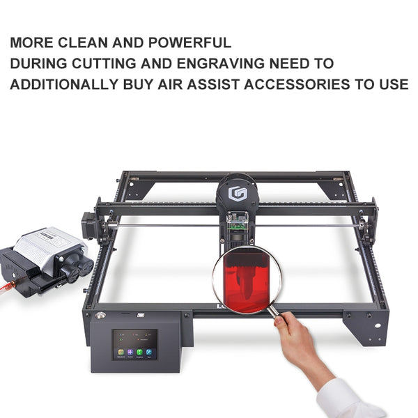 Longer Ray5 5W/10W/20W Laser Engraver Cutting Engraving Machine Air Assist Kit with Air Pump